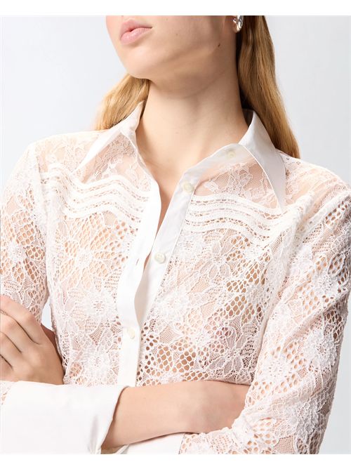 Camicia in tulle e pizzo PINKO | 106600A381/Z05